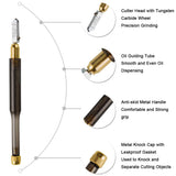 IMT Oil Feed Glass Cutter for Mosaic/Tiles/Stained Glass W/Tungsten Carbide Tip