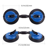 IMT 2 Pack Vacuum Suction Cup with Curved Pad