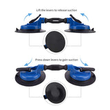 IMT 2 Pack Vacuum Suction Cup with Curved Pad