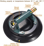 ZUOS 10" Vacuum suction cup, 265lbs Load Capacity