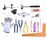 IMT 16 Pieces Mosaic Tile and Stained Glass Start-up Tool Set