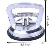 ZUOS 2 Pack Aluminum Alloy Suction Cup Glass Lifter