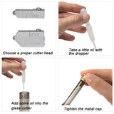 IMT Oil Feed Glass Cutter for Mosaic/Tiles/Stained Glass W/Tungsten Carbide Tip