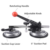 IMT4.9" Vacuum Suction Cup /W Seam Setter For Granite, Stone, Marble Slab, Glass